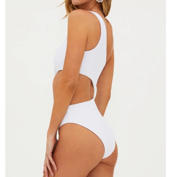 Beach Riot White One-Shoulder One Piece - Picture 4 of 12